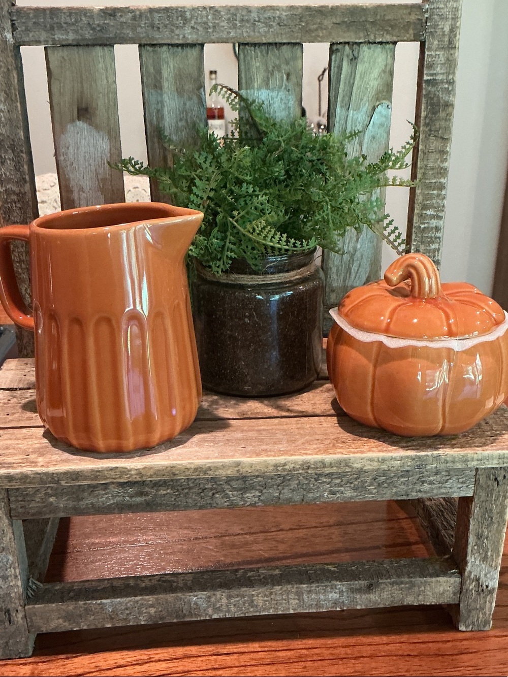 Fall Cream and Sugar Set